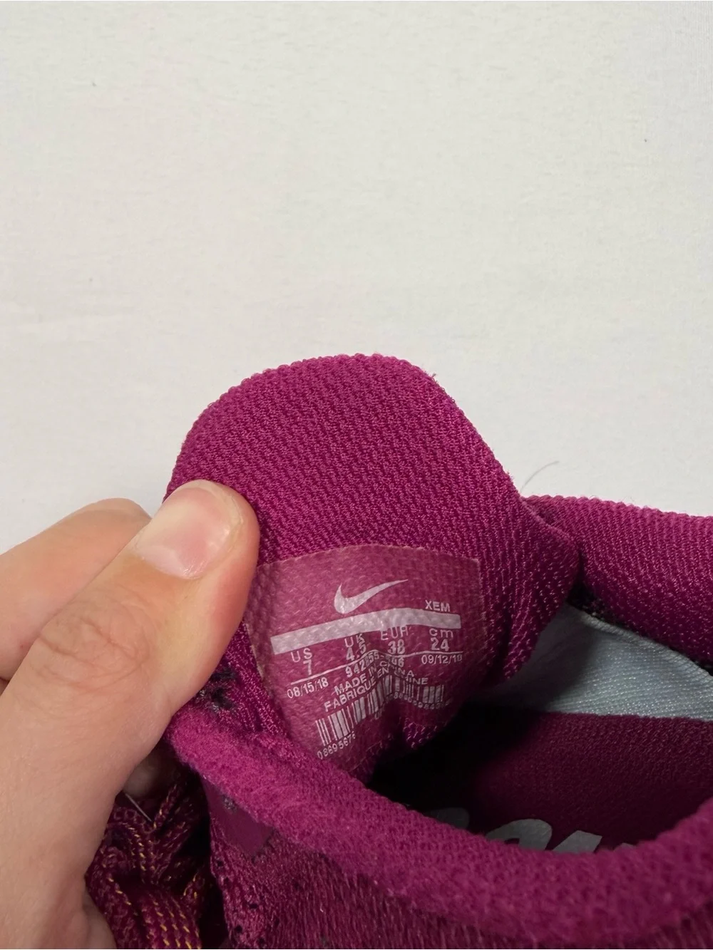 Nike Air Zoom Pegasus 35 Running Shoes in True Berry Size 7